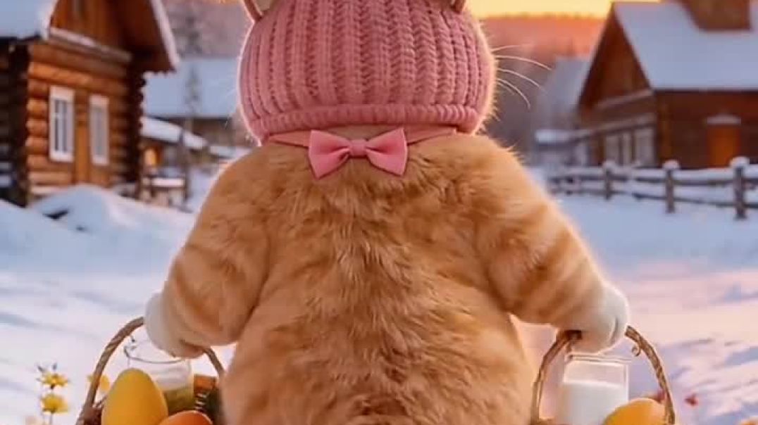 ⁣Jiu Jiu is so capable, and the hat is also very beautiful.