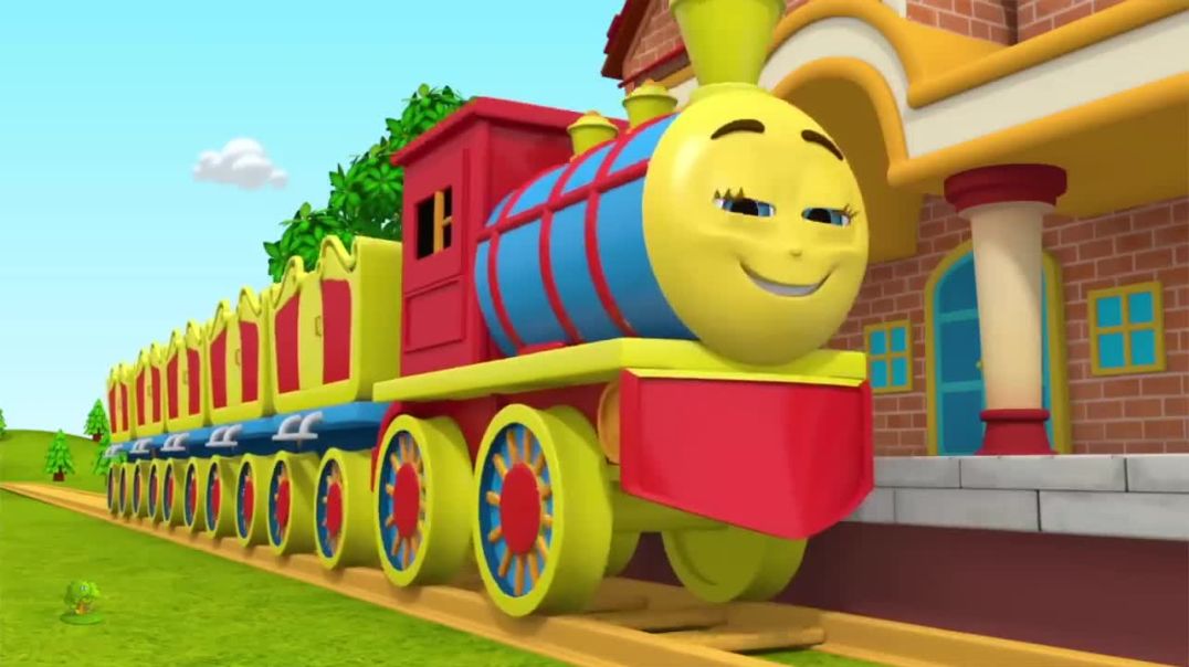 ⁣Chuk Chuk Karti Aati Hai _ Hindi Rhymes _ Balgeet _ Little Treehouse