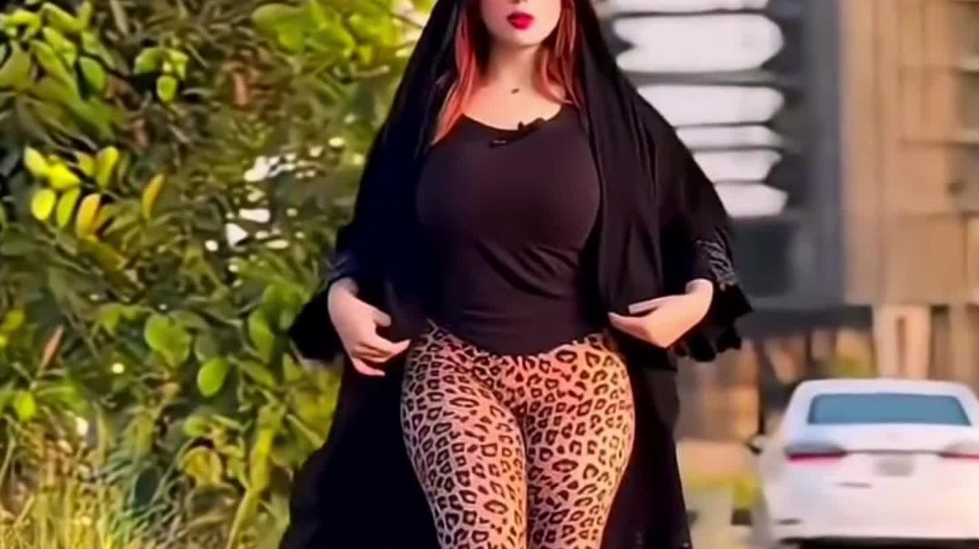 ⁣⭐ Pakistani Look Dekh Kar Public Boli—Bas Mia Khalifa Vibes🤣💥#shorts