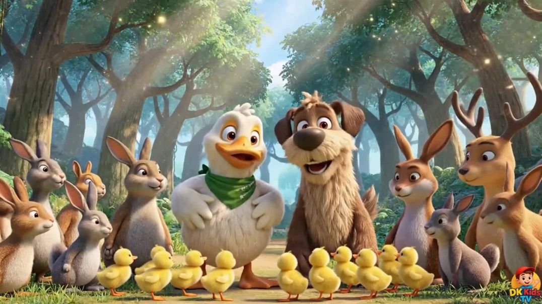⁣🦆🐕 Duck Dad & Rufus: Forest Guardian Patrol 🌳✨ A New Adventure Kids Story | Animal Friends Rescu