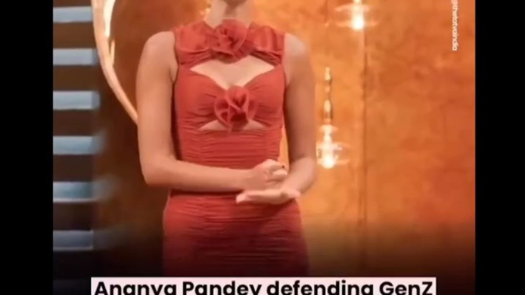 ⁣Ananya pandey defending GENz