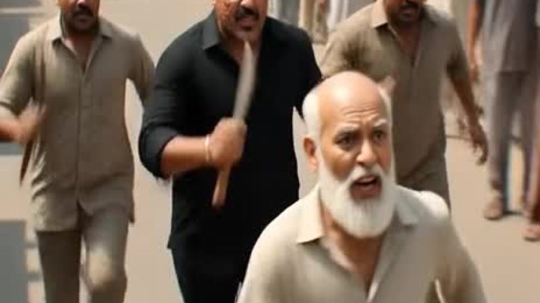 ⁣Police Bhagat chor k piche