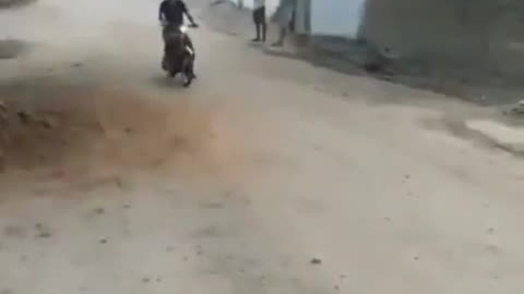 ⁣Funny reel with bike