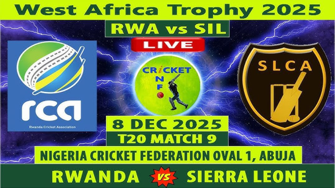 ⁣Rwanda vs Sierra Leone | RWA vs SIL Live | 9th T201