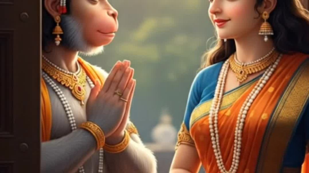 ⁣হনুমানজীর সিঁদুর মাখার গল্প