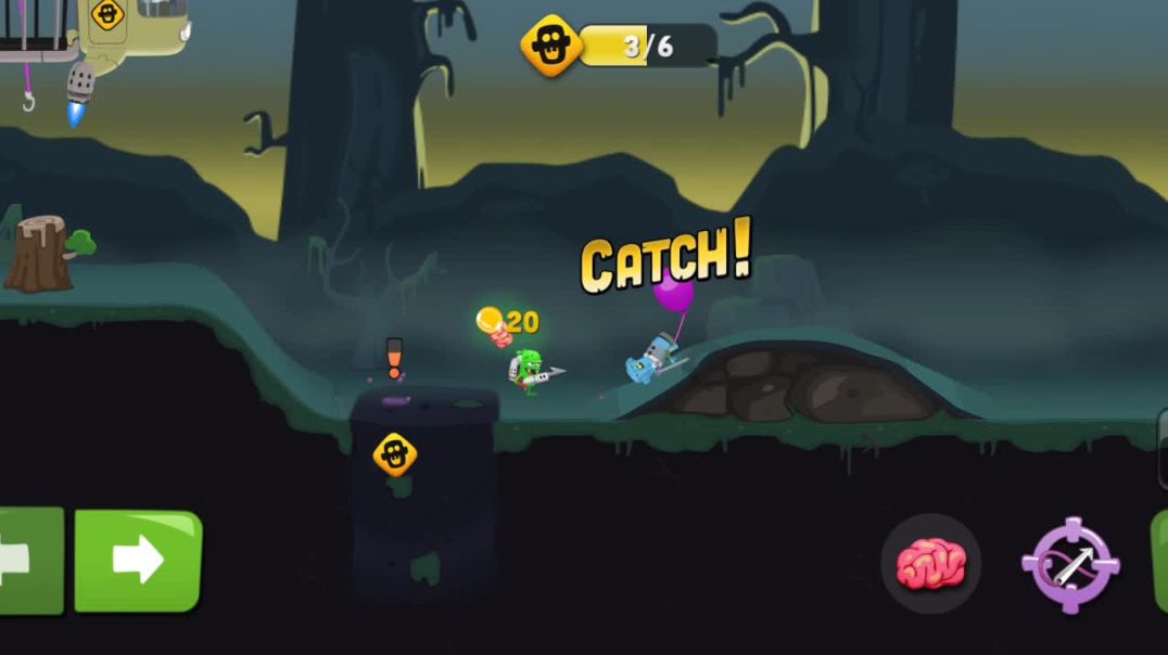 ⁣Zombie catching game | Zombie catchers game play video #game