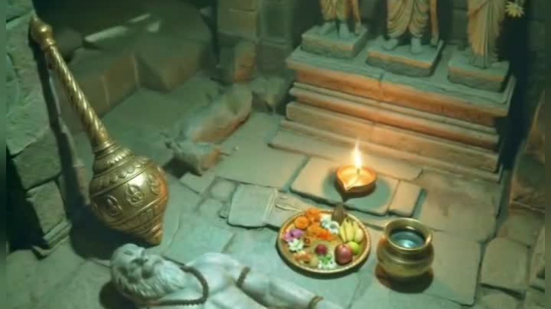 ⁣दुनिया का सबसे सुकून भरा नज़ारा प्रभु के चरणों में महाबली क(M