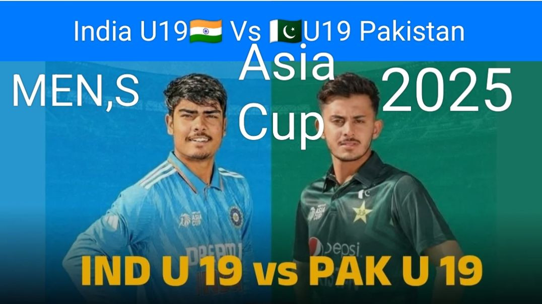 ⁣India U19 Vs U19 Pakistan Men,s AsiaCup 2025 Cricket Match Highlights