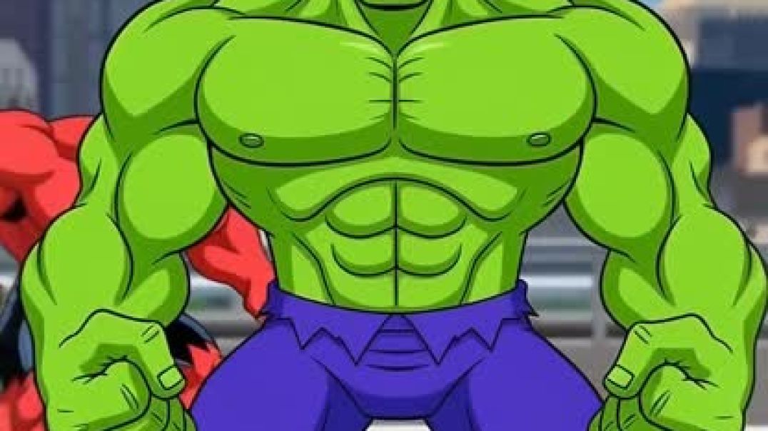 ⁣Red vs Green #hulk