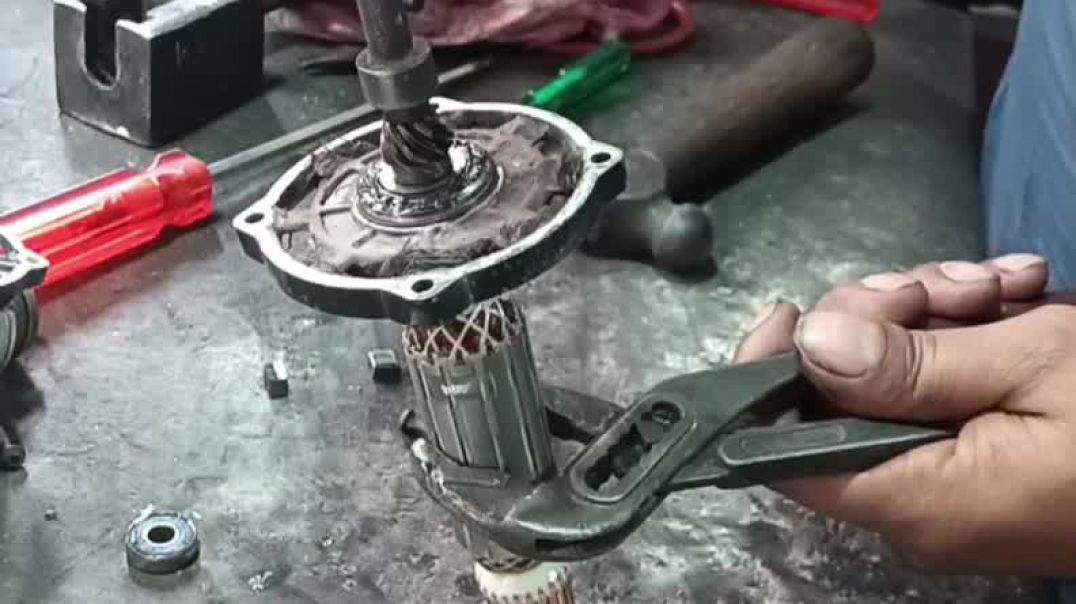 ⁣Grinder machine ka armature kaise change kare