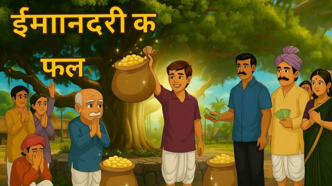⁣ईमानदारी असली दौलत | प्रेरणादायक कहानी |  Moral Story