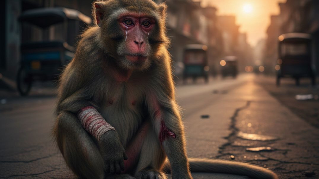 ⁣खामोश हीरो | एक घायल बंदर की दिल छू लेने वाली कहानी | Emotional Short Film