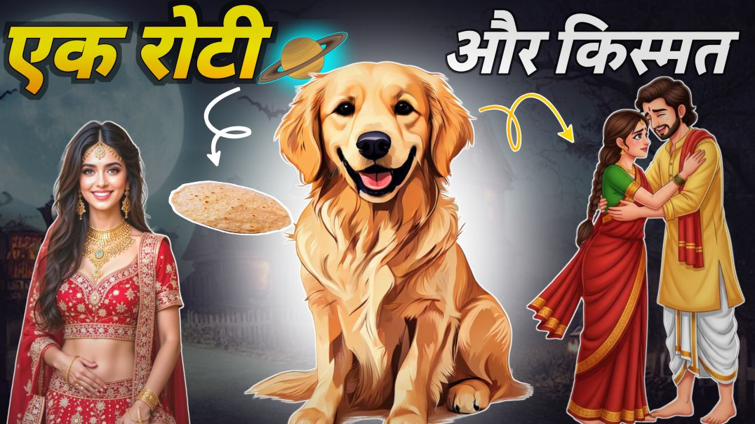 ⁣कुत्ते को रोटी खिलाने के 8 चमत्कार—जो आपकी किस्मत बदल देंगे! #shreekrishna - Dharmik Puran (1080p, h