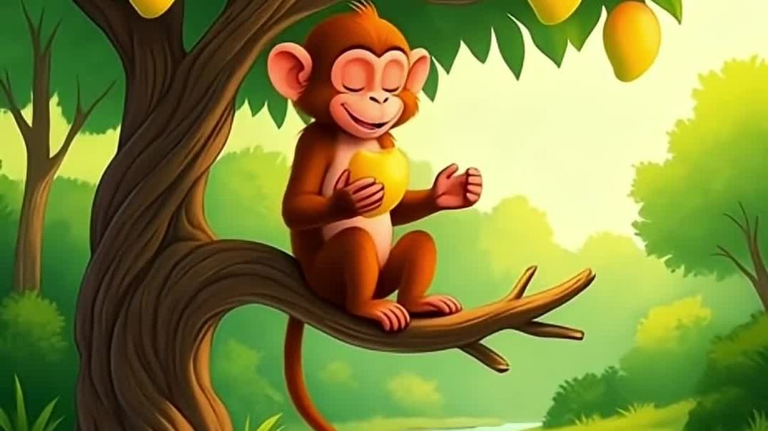 ⁣The crocodile invites the monkey to his home to eat his liver but the monkey is clever😱 #ai #monkey