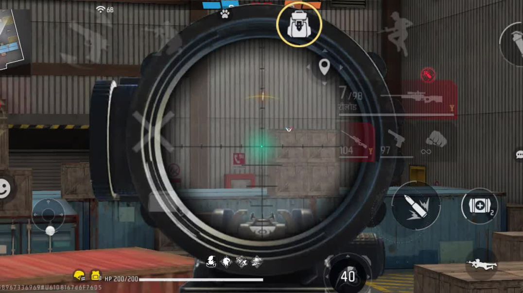 ⁣Free fire gaming video