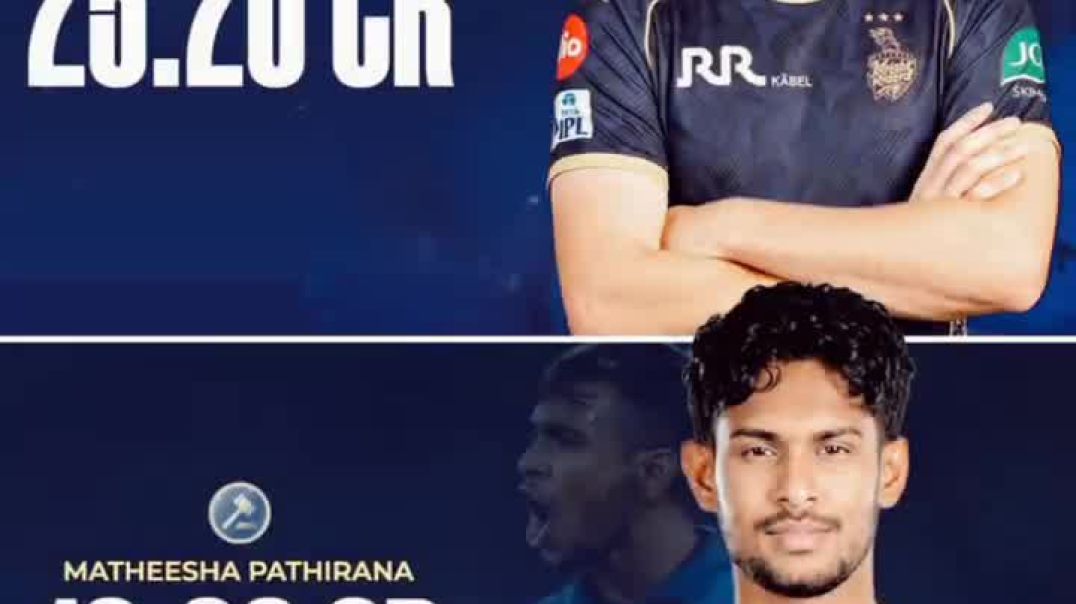 BOTH SNAPPED UP BY KKR, AS EXPECTED🟣🤑.