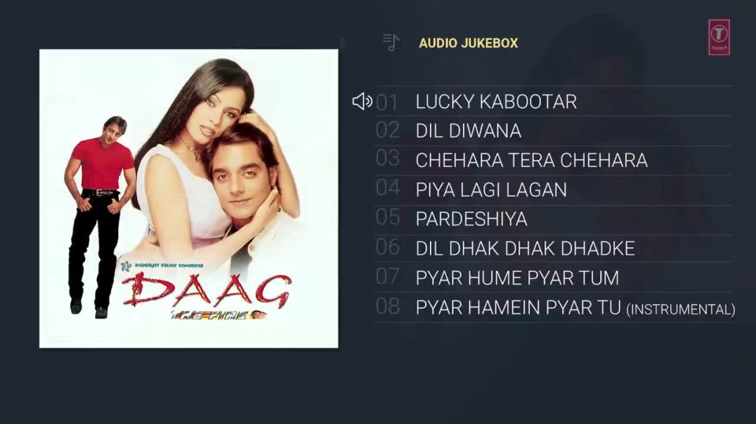⁣Daag The Fire - Hindi Film Full Album (Audio) Juke(720P_HD)