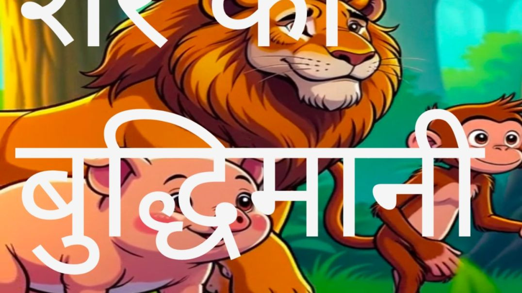 ⁣शेर की बुद्धिमानी