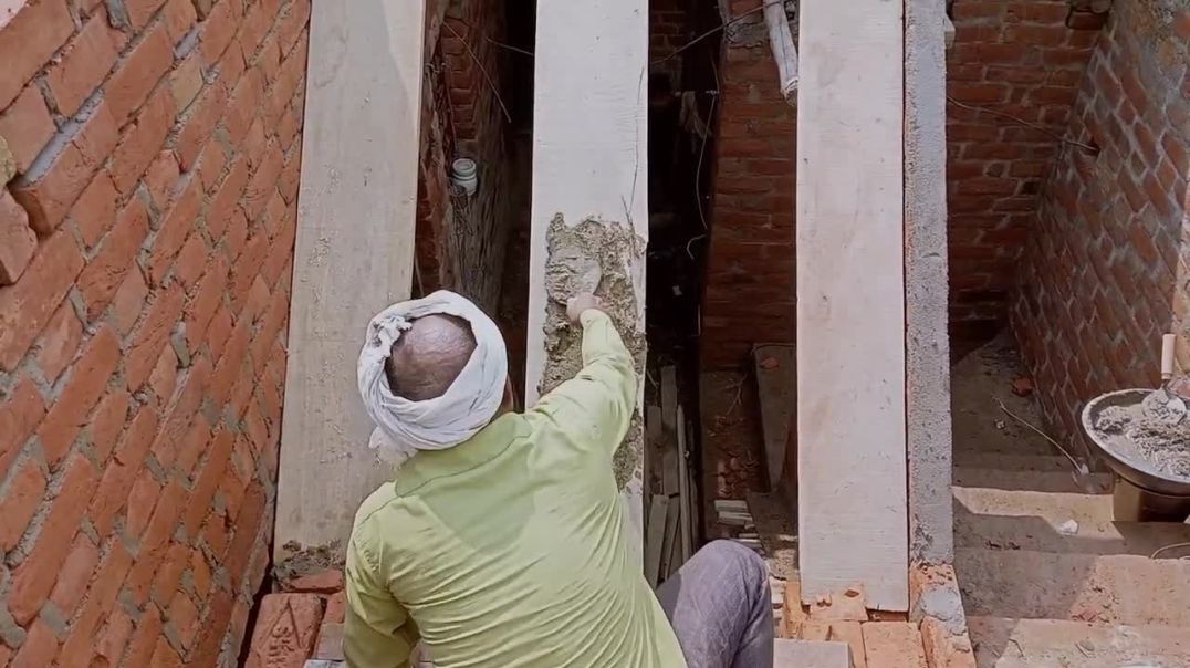 ⁣jeene ka foundation kaise banaen v type me jina kaise chadhae