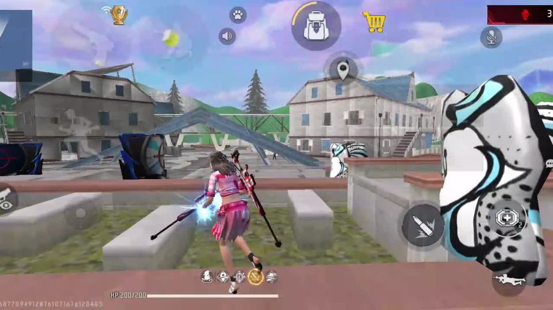 ⁣Free fire new trending gaming video