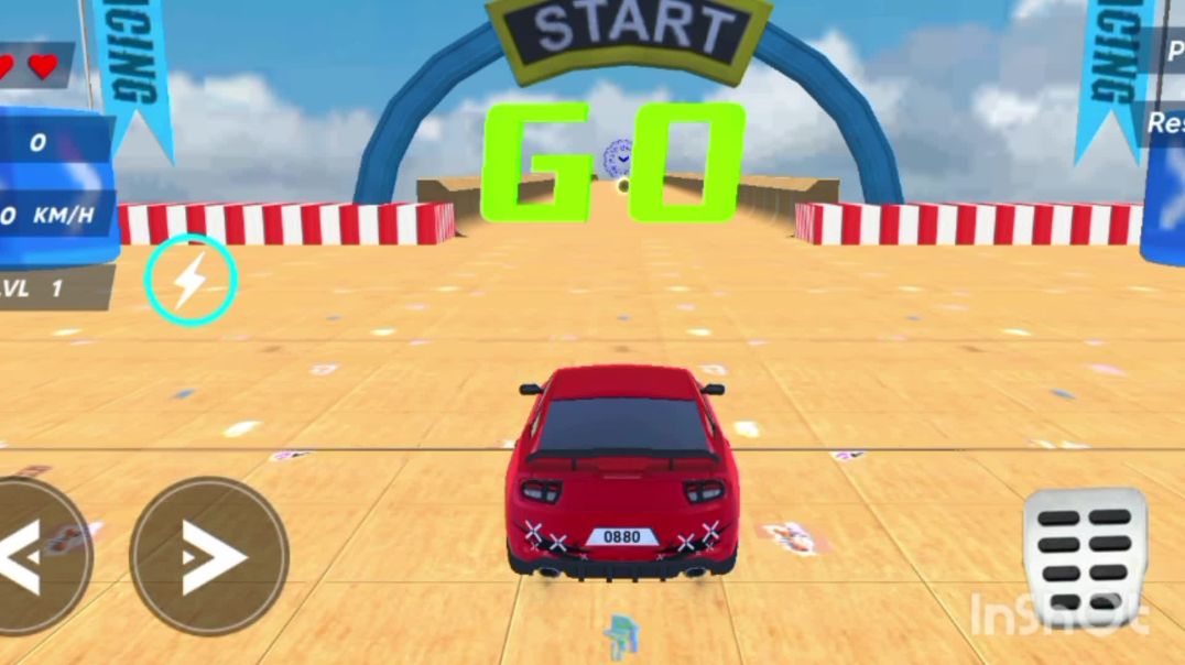 ⁣Ramp Car Stunt Game Recing 3d