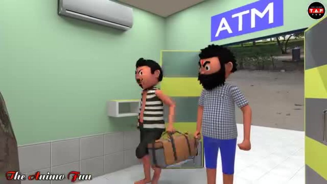 ⁣A joke of ATM me chori the animo fun #funny #comedy