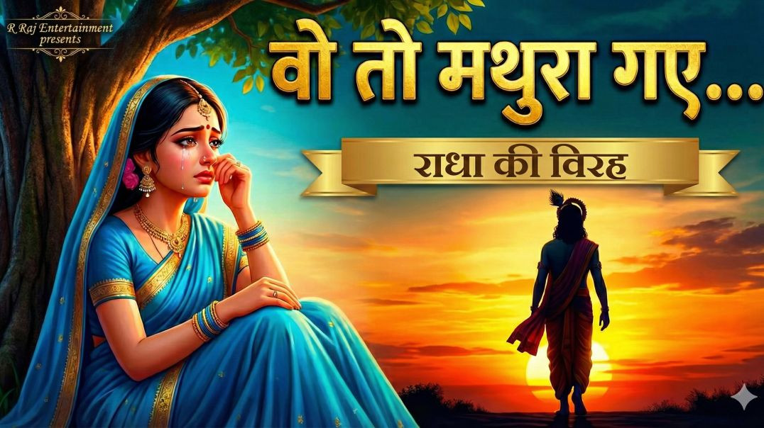 ⁣😭आंसू रोक नहीं पाओगे 😭 | राधा-कृष्ण की 💔जुदाई का सबसे दर्द भरा भजन | New Radha Krishna Bhajan 2025