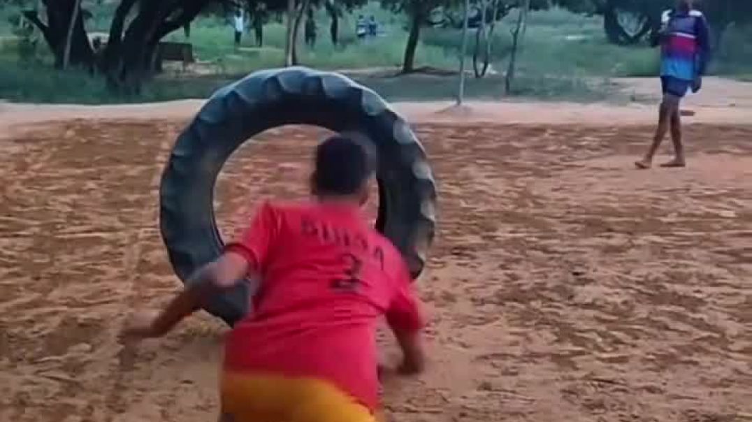 ⁣Bonus + jump skill practice Kabaddi