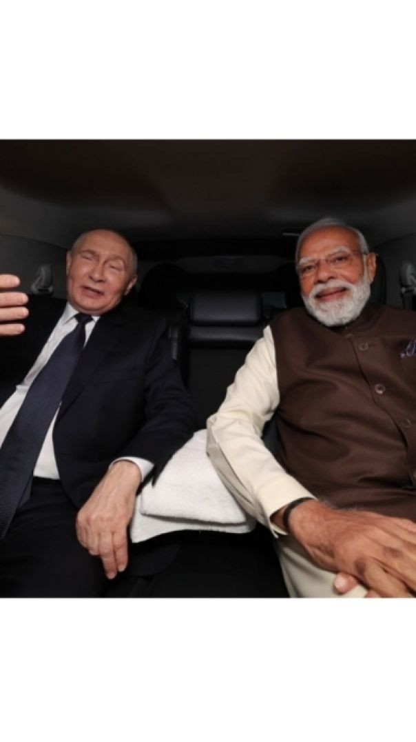 Welcome to India Sir 🇮🇳🤝🇷🇺