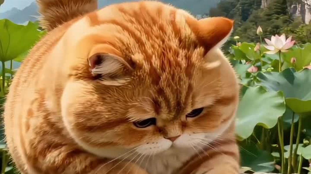 ⁣Wait for and 😺cat cartoon