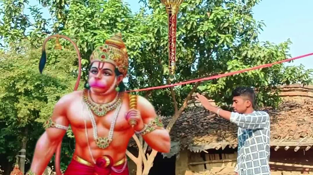 ⁣Hanuman ji Gadda matching video Jay shree ram 🙏🏻🚩 #jayshreeram