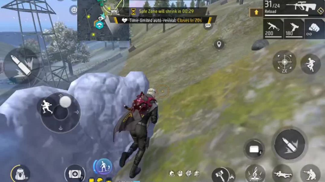 ⁣Free fire learning as a new player#freefire#free fire