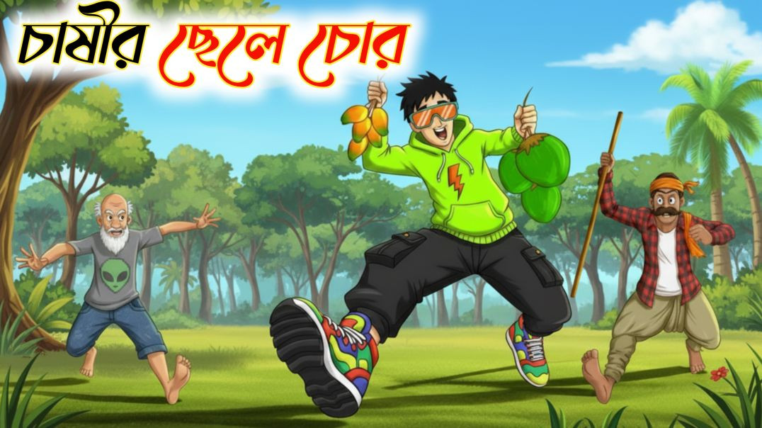 ⁣চাষীর ছেলে চোর | Bangla Moral Story Cartoon Golpo | Thakumar Jhuli Cartoon