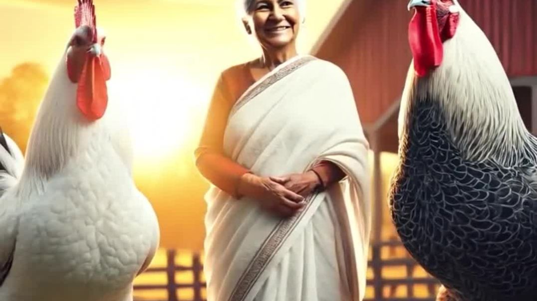 ⁣Dadi ji  aur murgi ki story / cartoon video / kids video