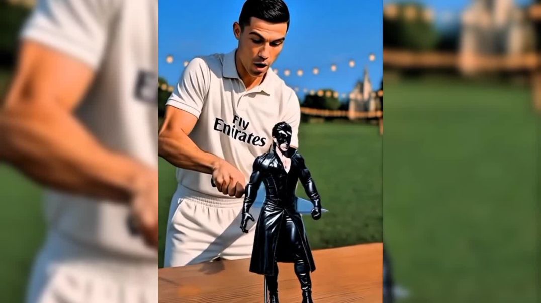 ⁣Ronaldo ke krish ki doll ko katne par kya niklega 🤔 | #shorts #ronaldo #krish3