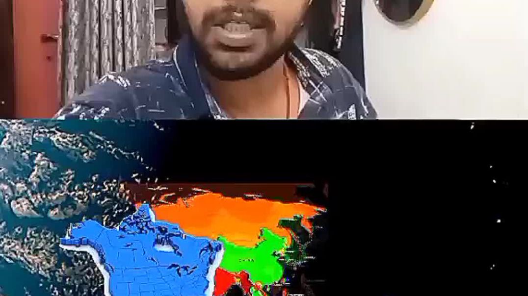 ⁣अगर दुनिया के सारे देश उत्तरी पोल में एक साथ आ  जाए तो