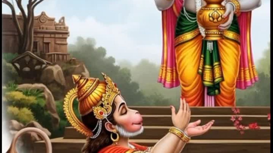 ⁣Hanuman balroop me