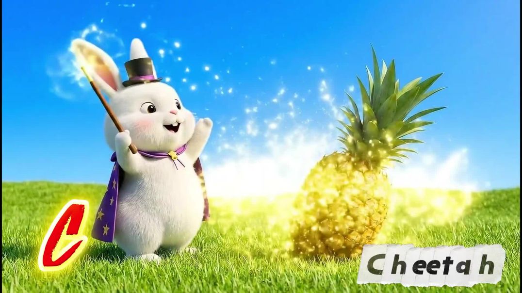 ⁣ABC Safari Animals Transformation Song _ Animal _ Fruit Hybrids