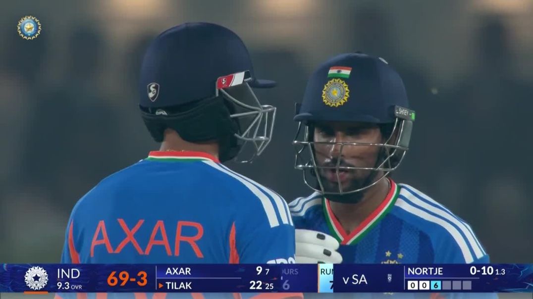 ⁣तिलक वर्मा ने ज़बरदस्त छक्का लगाया | Massive Six Hit by Tilak Varma T20 Against SA