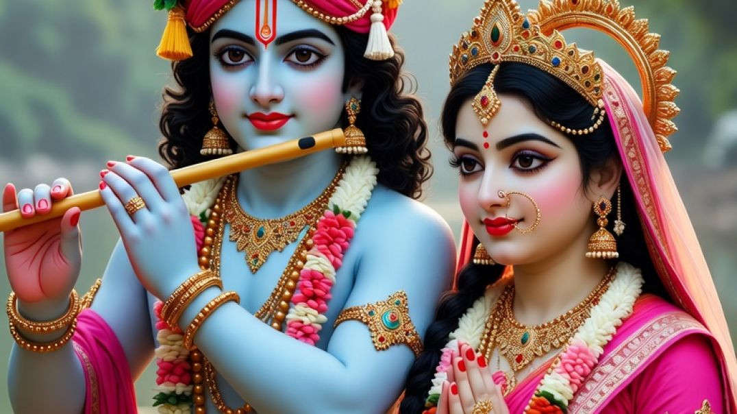 ⁣Shri Krishna Radha Rani Jodi