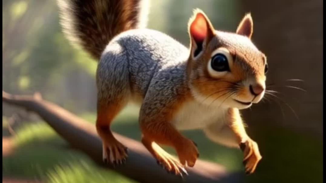 ⁣जब एक गिलहरी ने लंबे पेड़ पर घोंसला बनाया #shortvideo