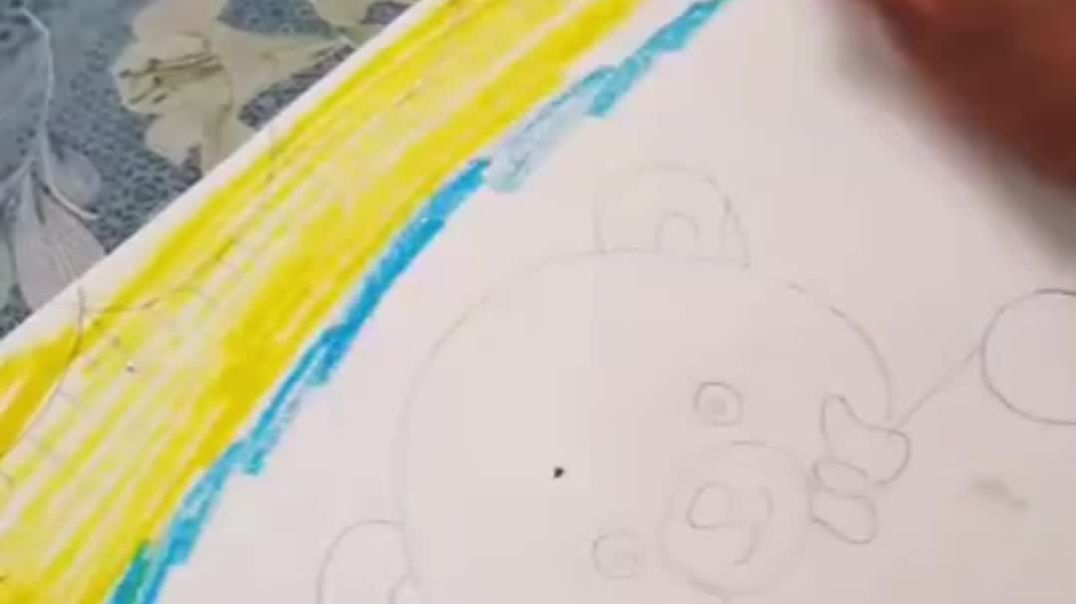 ⁣Easy new year drawing ✨️