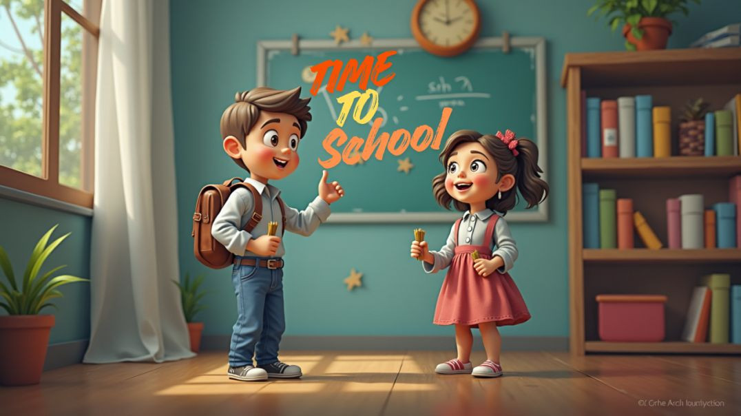 ⁣Time To School