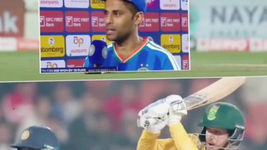 ⁣Surya Kumar after India's 3-1 series win over South Africa