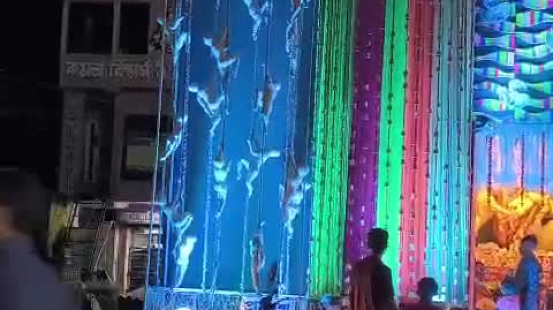 ⁣দুর্গাপূজায় ষষ্ঠীর দিন ঠাকুর দেখতে গিয়ে।