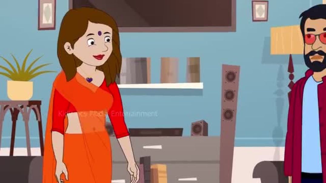 ⁣मजनू पति - Kahani _ Hindi Kahaniya _ Bedtime Moral Stories _ Hindi Fairy Tales _ Funny story _ New(3