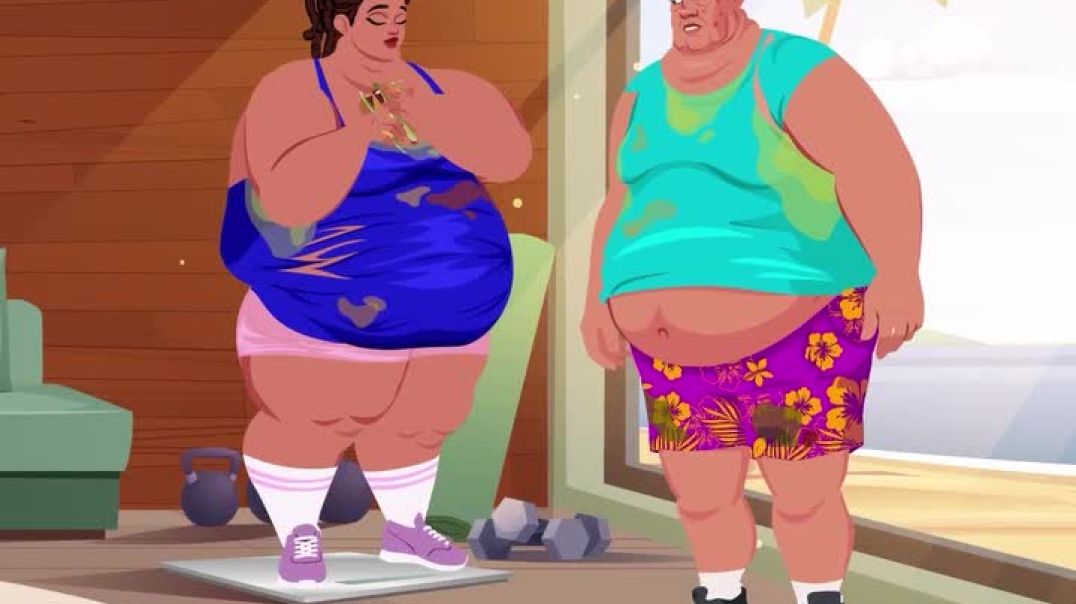 ⁣Woman gained 100 kilos while managing her husband's diet