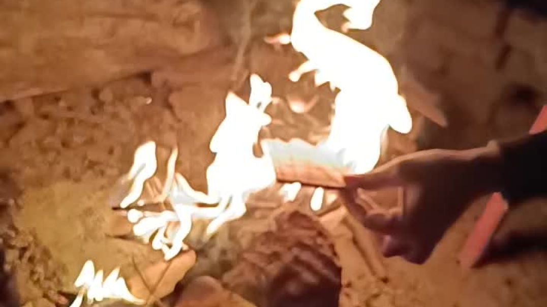 ⁣ठिठुरती रात और ये सुनहरी गर्माहट🔥सुकून के कुछ पलः आग, बातें और यादें #vlogs #vlog