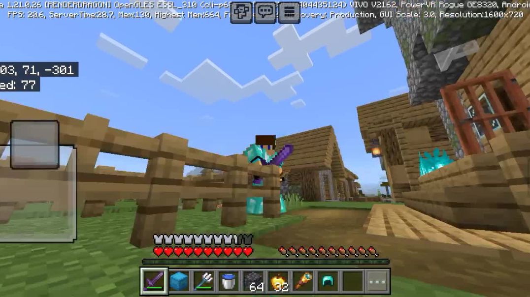 ⁣Minecraft survival secret base reveal