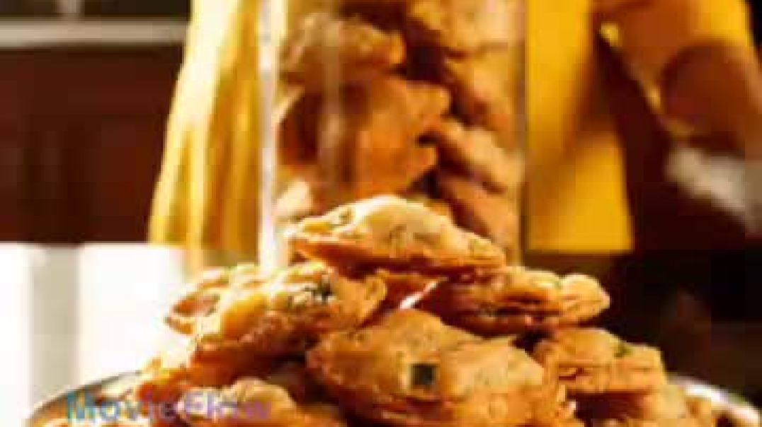 ⁣hare dhaniye ki khasta mathari recipe | #eveningsnacks Indian snack recipe in Hindi  #anytimesnacks